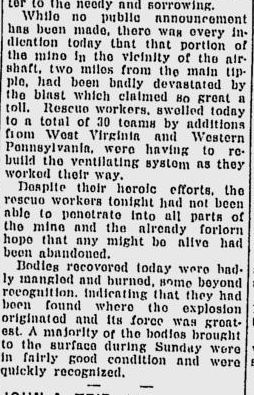 Mather Mine Explosion